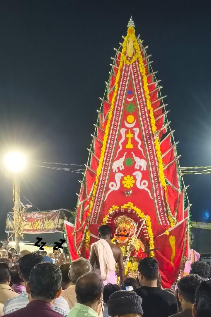 Muthor Theyyam at Kanathur Shree Nalvar temple