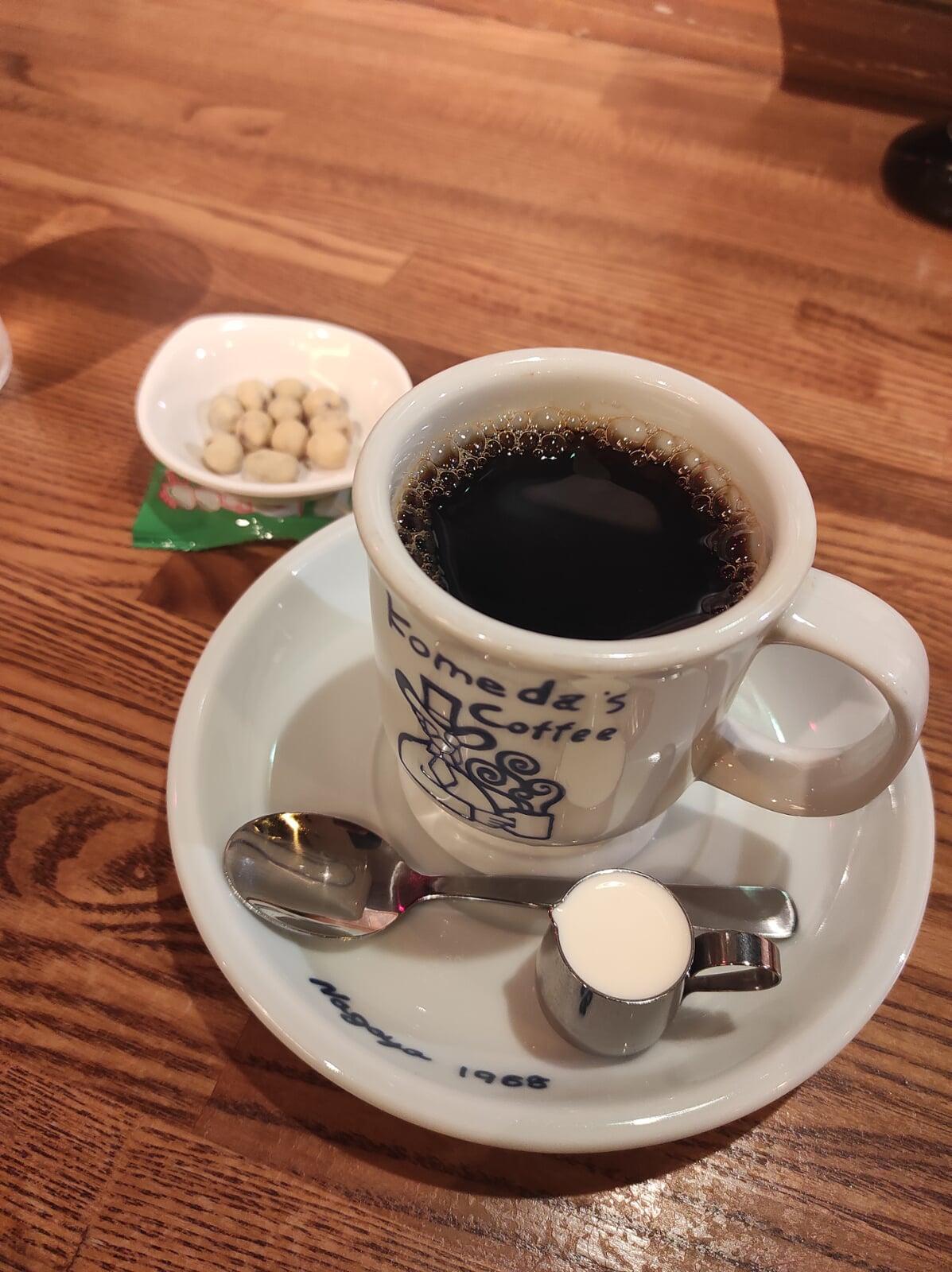 A cup of coffee on a saucer